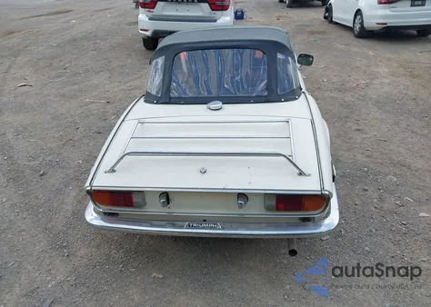 1973 Triumph Spitfire из США, поврежденный, VIN FM5677U